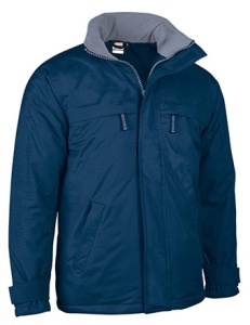 Jacheta BOREAL, stil parka, cu gluga ascunsa si mansete reglabile, impermeabila, navy