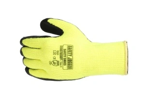 Manusi de protectie din latex, pentru iarna, de inalta vizibilitate, Construhot