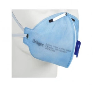 Masca de protectie faciala 1720 Dräger X-plore FFP2, valva de expiratie, polipropilena, 4 straturi - set 10 bucati
