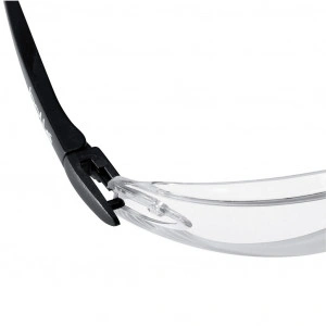 Ochelari de lucru si protectie 𝗖𝗢𝗕𝗥𝗔, lentile fumurii/incolor, snur inclus