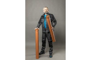 Pantaloni de lucru modulabili Edgar, partea inferioara detasabila, gri, buzunare genunchiere, elemente reflectorizante