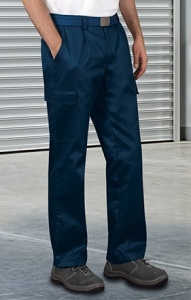 Pantaloni de lucru RONDA, subtiri, de vara, navy
