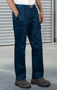 Pantaloni de lucru RONDA, subtiri, de vara, navy