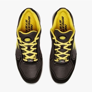 Pantofi de protectie S1PS ESD, RUN NET A.BOX LOW, bombeu compozit, piele intoarsa, culoare negru antracit