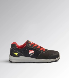 Pantofi de protectie S1PS ESD, SPEEDY RACE LOW, bombeu compozit, material respirabil, culoare negru cu rosu