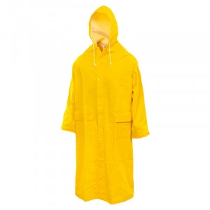 Pelerina de ploaie galbena din PVC