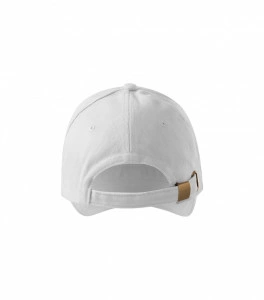 Sapca unisex cu gauri de ventilatie si catarama reglabila - alba