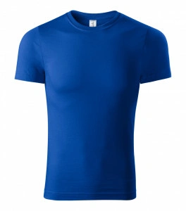 Tricou PAINT unisex royal la baza gatului, 100% bumbac