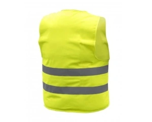 Vesta galbena cu dungi reflectorizante