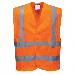 Vesta Hi-Vis cu 4 benzi, plasa integrala