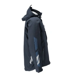 Jacheta de iarna impermeabila, usoara, gluga detasabila, detalii reflectorizante, buzunare spatioase, navy