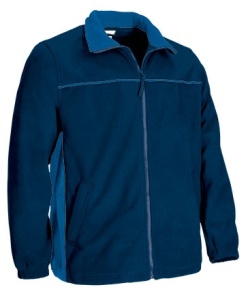 Jacheta fleece THUNDER in doua tonuri, navy