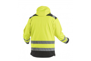 Jacheta Softshell cu gluga - galbena