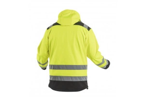 Jacheta Softshell cu gluga - galbena