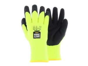 Manusi de protectie din latex, pentru iarna, de inalta vizibilitate, Construhot