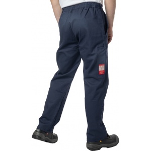 Pantaloni de lucru ignifugi pentru sudori, cusaturi duble