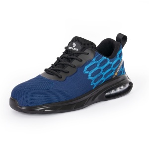 Pantofi de lucru Texo -Air Blue SB, usori si aerisiti, cu design sportiv, bombeu metalic si talpa antiderapanta - albastru