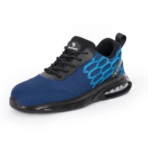 Pantofi de lucru Texo -Air Blue SB, usori si aerisiti, cu design sportiv, bombeu metalic si talpa antiderapanta - albastru