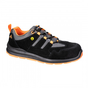 Pantofi de protectie extrem de usori, stil sanda, din plasa si piele