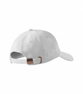 Sapca unisex cu catarama reglabila - alba