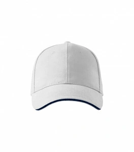 Sapca unisex cu gauri de ventilatie si catarama reglabila - alba