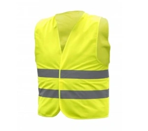Vesta galbena cu dungi reflectorizante