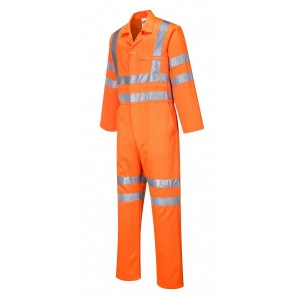Combinezon Hi-Vis poli-bumbac - portocaliu