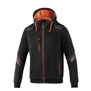 Hanorac cu gluga si fermoar COLORADO - Sparco, cu detalii reflectorizante