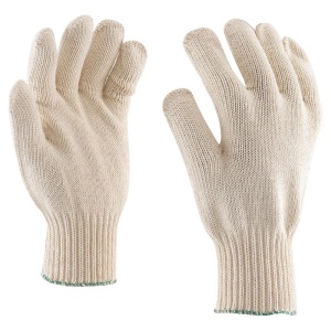 Manusi tricotate din bumbac, din 8 fire