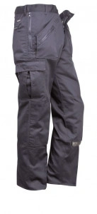 Pantaloni de lucru ACTION cu 11 buzunare, culoare negru