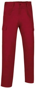 Pantaloni de lucru CASTER, subtiri, rosii
