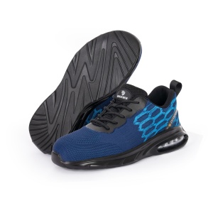 Pantofi de lucru Texo-Air Blue SB, usori si aerisiti, cu design sportiv, bombeu metalic si talpa antiderapanta - albastru