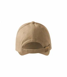 Sapca unisex cu gauri de ventilatie si catarama reglabila - crem
