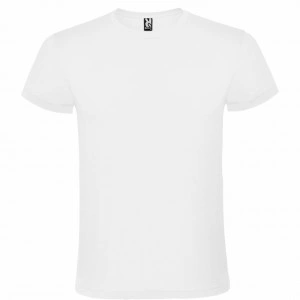 Tricou unisex ATOMIC alb, 100% bumbac