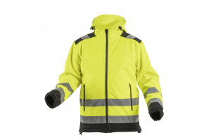 Jacheta Softshell cu gluga - galbena