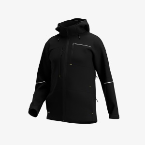 Jacheta softshell de lucru OAK, moderna, pentru barbati, detalii reflectorizante, rezistenta la vant, rupere si apa, respirabila