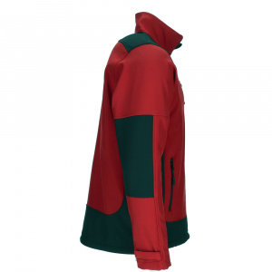 Jacheta softshell SAPONI cu trei buzunare si design bicolor 