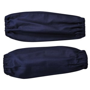 Manecute de protectie pentru sudura din stofa ignifugata, navy