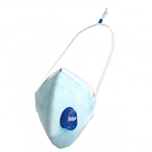 Masca de protectie faciala 1720 Dräger X-plore FFP2, valva de expiratie, polipropilena, 4 straturi - set 10 bucati