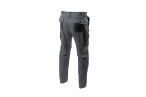 Pantaloni de lucru modulabili Edgar, partea inferioara detasabila, gri, buzunare genunchiere, elemente reflectorizante