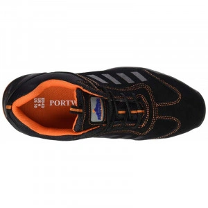 Pantofi de protectie LUSUM S1P, in doua tonuri - portocaliu