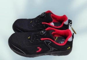 Pantofi protectie S1P ECOLOBI, lamela anti-perforare, antistatici, detalii reflectorizante - negru