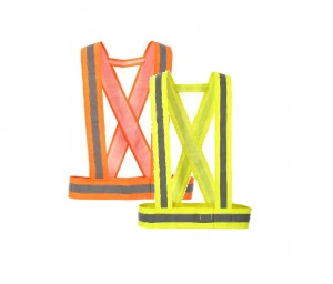 Bretele bicicleta, motocicleta, jogging, reflectorizante, ajustabile cu scai, marime universala