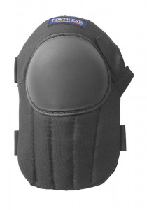 Genunchiere de protectie, negre, ajustabile cu scai, set 2 bucati, marime universala