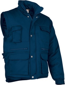 Jacheta 2-in-1 MIRACLE, cu maneci detasabile, vatuita, navy