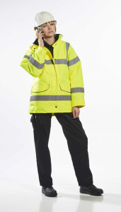 Jacheta de dama HiVis rezistenta la -40°C - galbena