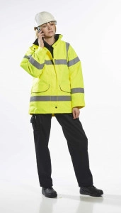 Jacheta de dama HiVis rezistenta la -40°C - galbena