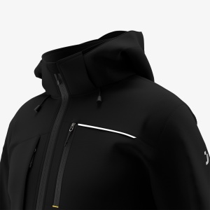 Jacheta softshell de lucru OAK, moderna, pentru barbati, detalii reflectorizante, rezistenta la vant, rupere si apa, respirabila