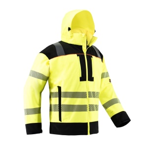 Jacheta softshell LORO, de iarna, impermeabila, rezistenta la vant, gluga detasabila