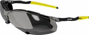 Ochelari de protectie 𝗧𝗦𝗔𝗩𝗢 cu insertie detasabila din spuma, lentile incolore/fumurii